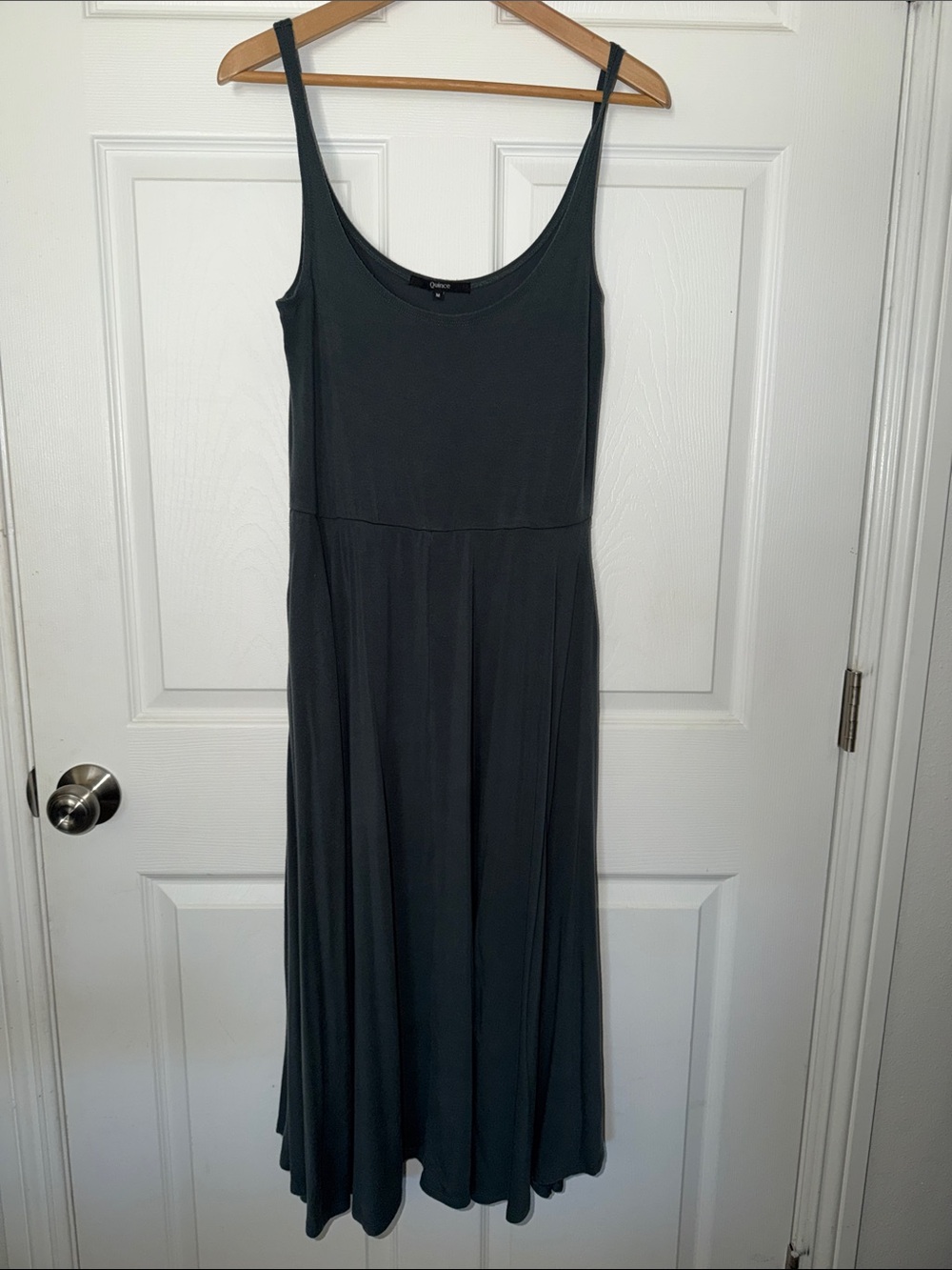 Quince Tencel Jersey Fit & Flare Dress